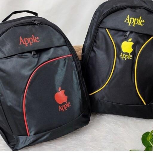 کوله پشتی دانشجوییکیف شیککوله پشتی طرح  Apple کیف مدرسه  کوله پشتی زیباکوله پشتی جادار